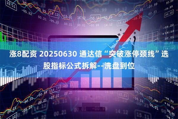 涨8配资 20250630 通达信“突破涨停颈线”选股指标公式拆解--洗盘到位
